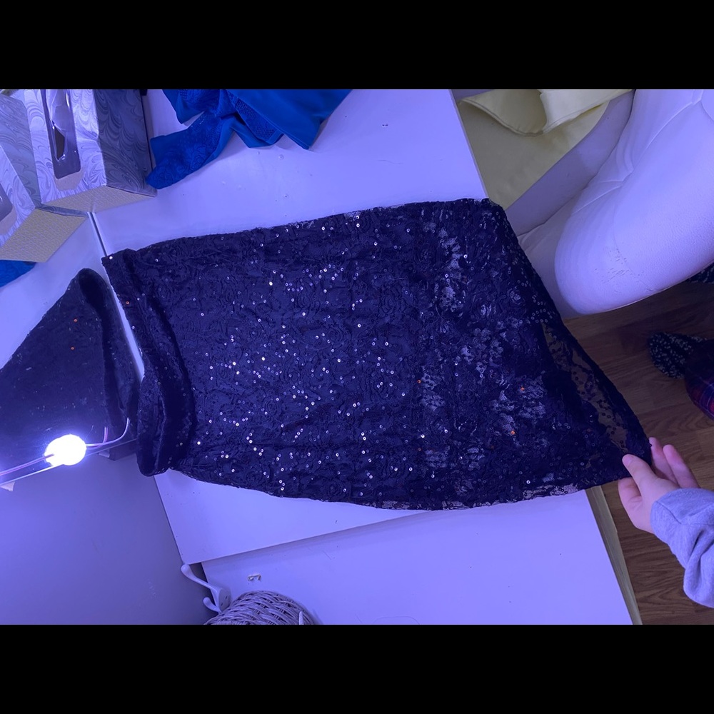 black dress